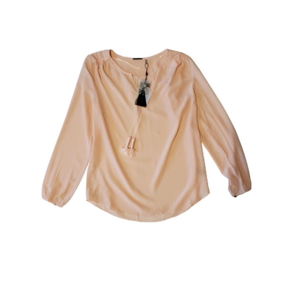Disney Kingdom Couture Tasseled Silk Blouse